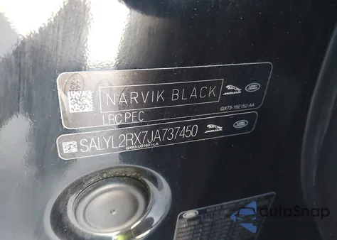 2018 Land Rover Range Rover Velar P250 Se R-Dynamic from USA, damaged, VIN SALYL2RX7JA737450